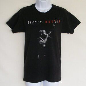 NIPSEY HUSSLE Tshirt, XS, Black, On Stage, Performing, Short sleeves